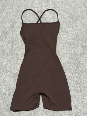 Anrabess Amazon bodysuit featuring thin spaghetti Straps Size Small